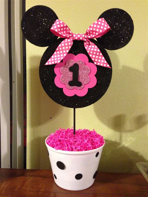 minnie mouse first birthday decorations